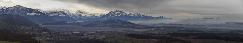 Panorama zuger see oberalbis 2