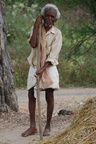 Reisbauer bei Madurei, Südindien