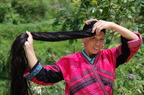 China - Longsheng - Frau mit langen Haaren