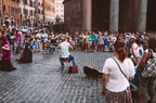 Straßenmusik am Pantheon