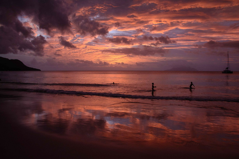 Seychellen - Sonnenuntergang 1