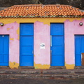 Gebäude an der Küste von Gomera
