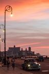 Malecón at sunset
