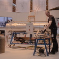 Handwerkskunst Biegung von   Holz für eine Rückenlehne Inventa Karlsruhe 2019