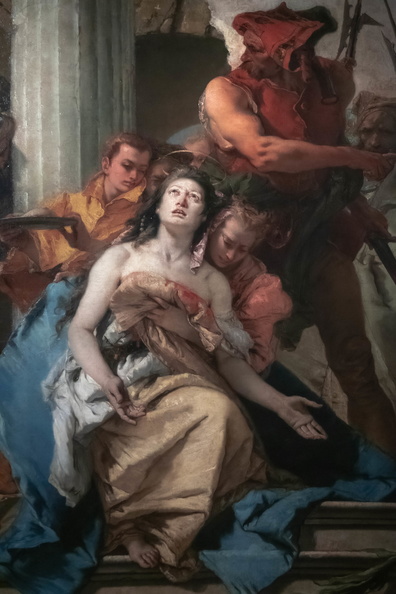 der venezianische Maler Giovanni Battista  Tiepolo geb 1696 zu sehen in  Stuttgart 2020