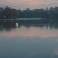 Grötzinger Baggersee vor dem Sonnenaufgang