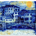 Venise aux couleurs de Van Gogh (La nuit étoilée)
