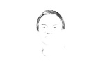 Minimalistisches Selbstportrait