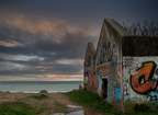 Graffiti am Meer