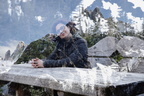 Selbstportrait am Berg