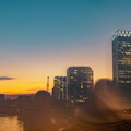 Frankfurts Skyline_Hektik "Fotografen" versperren die Sicht