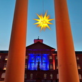 Stern über dem Rathaus