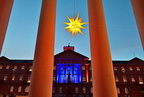 Stern über dem Rathaus