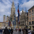das Herz der Stadt; der Marienplatz  mit Rathaus &  (Frauenkirche)