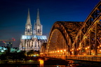 Köln: Dom zur Blauen Stunde
