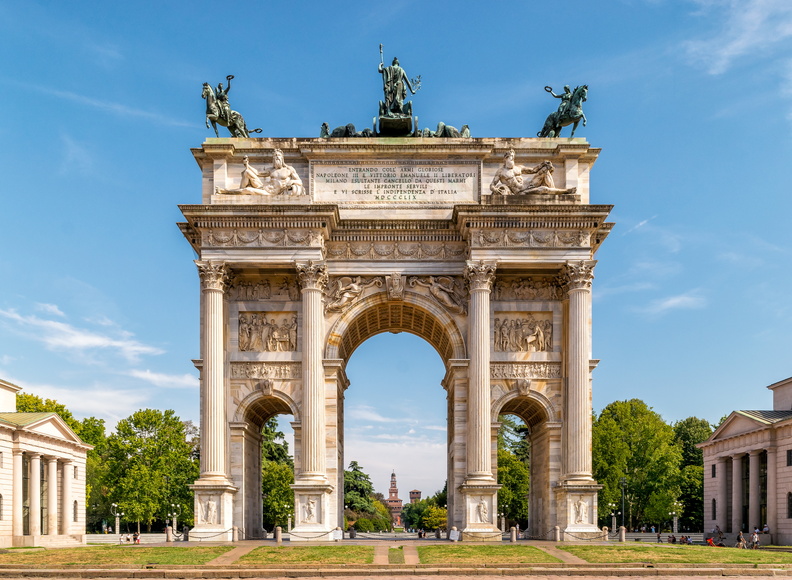 Mailand: Arco della Pace
