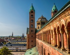 Dom zu Speyer: Blick von der Zwerggalerie auf die Stadt