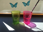 Becher in Farbe 