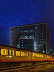 Früh morgens am Bahnhof